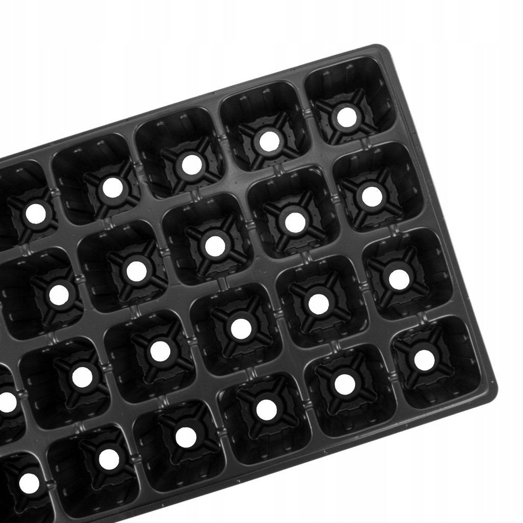 Miniszklarnia Wielodoniczka z Podstawką Tacka do Rozsad 28 komórek Wysiew Długość 32 cm