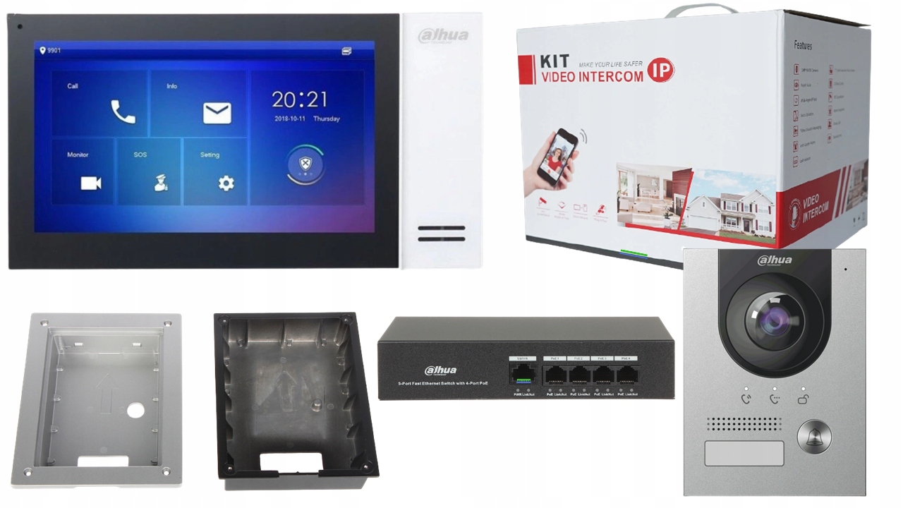 Wideomofon Ip Dahua KTP01-S2 (f) Zestaw