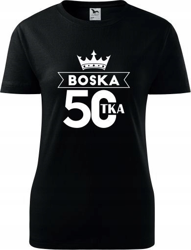 

Koszulka T-shirt Super Prezent Urodziny Boska 50