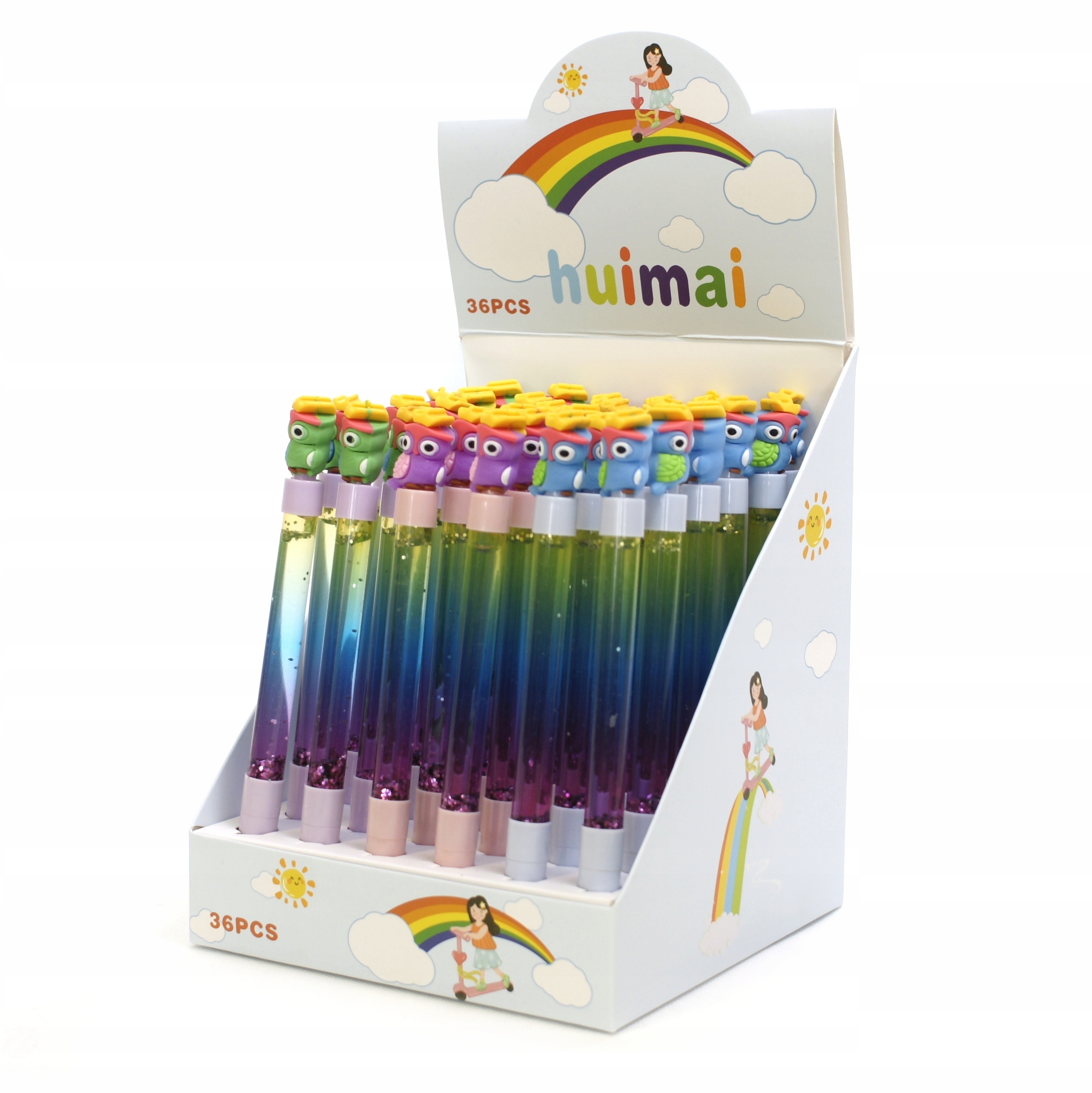 

Długopis Sowa z brokatem Cienkopis Szkolny