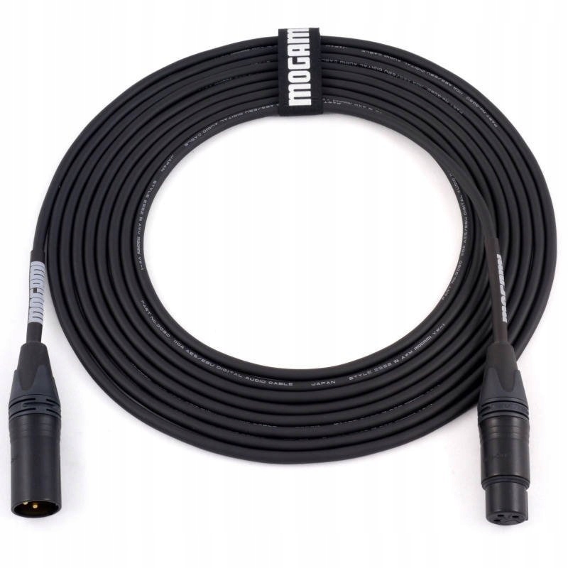 XLRM - XLRF Pro Digital Mogami kabel AES/EBU DMX 3 m