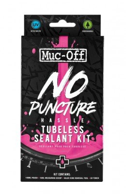MUC OFF NO PUNCTURE HASSLE MLEKO MIARKA KLUCZ LATARKA ZESTAW TUBELESS
