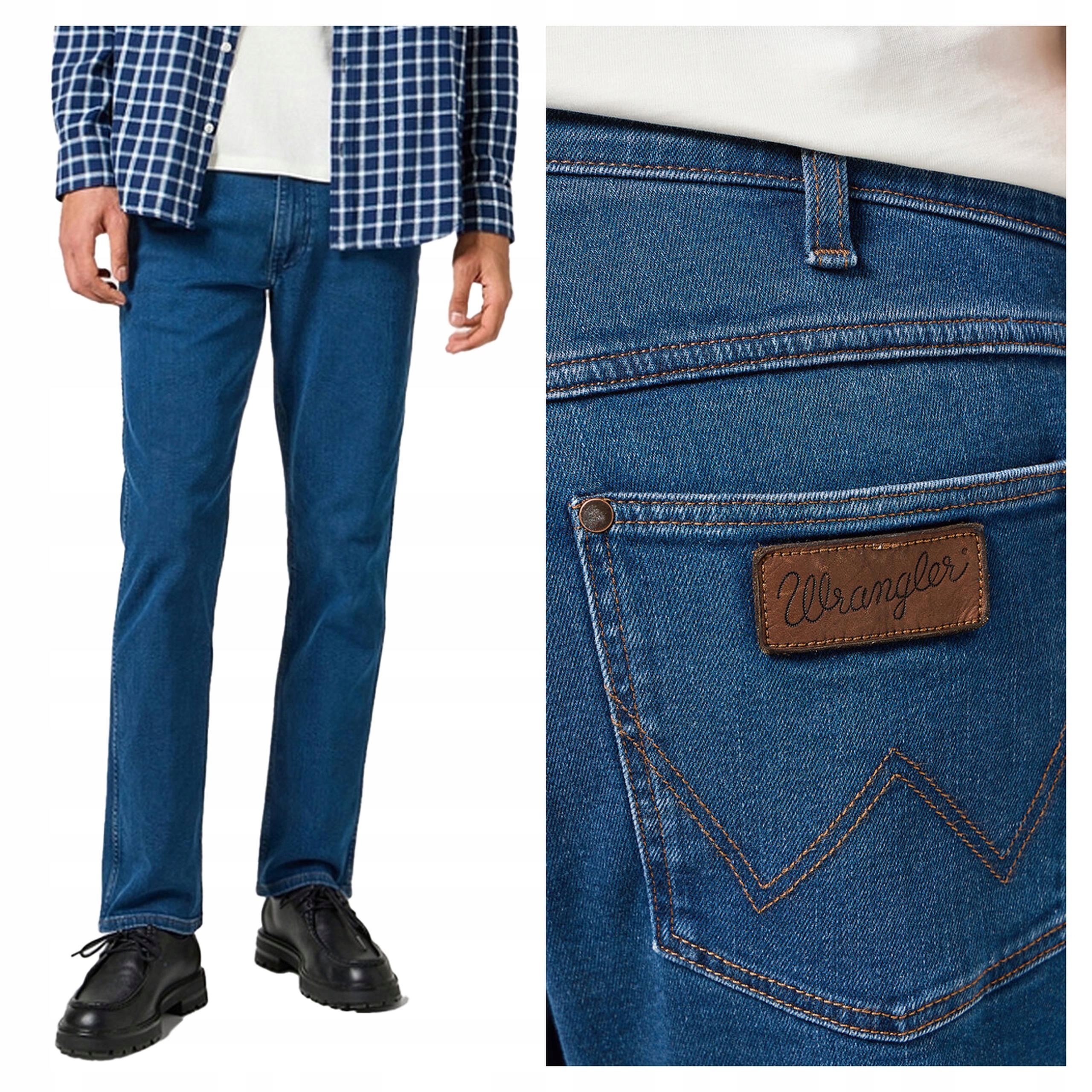Wrangler Greensboro W33 L34 Pánské džínové kalhoty džíny Proste