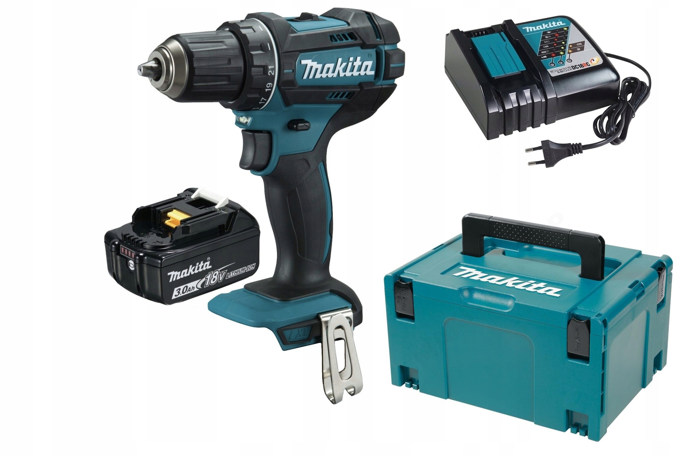 Wkrętarka 18V 62Nm Makita 1X 3AH DDF482RF1J DDF482 Polska Dystrybucja!