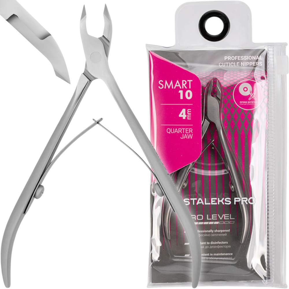 Přesné kleště na stříhání kůžiček nehtů Staleks Smart 10 4 mm