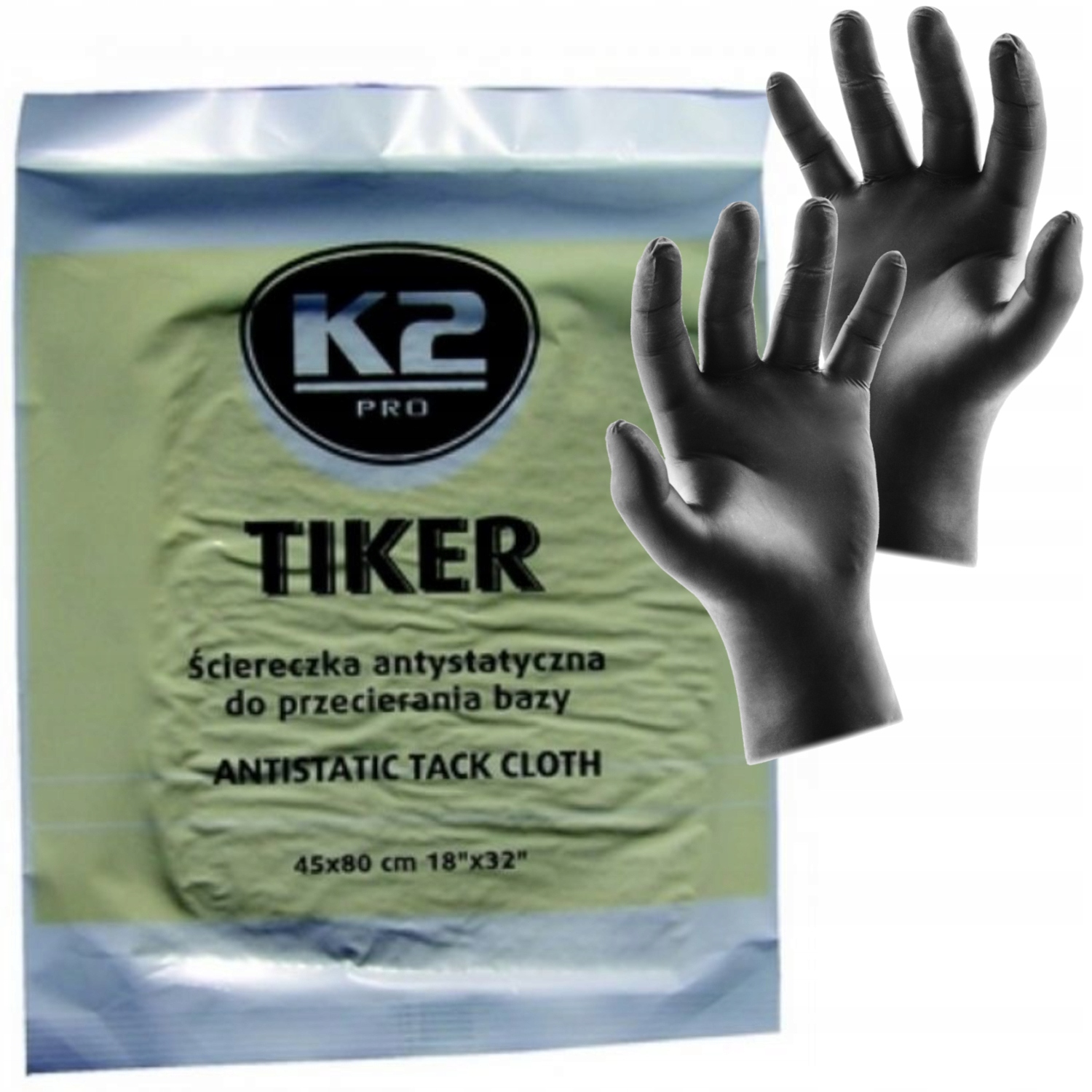 

K2 Tiker 45x80cm Ściereczka Antystatyczna Ręk