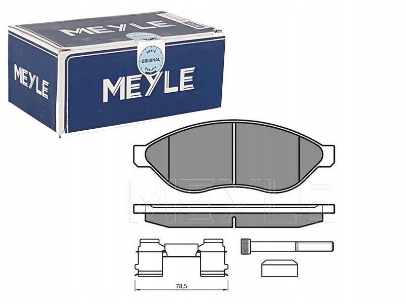 

Meyle Klocki Hamulcowe Przód 025 244 6819/W2
