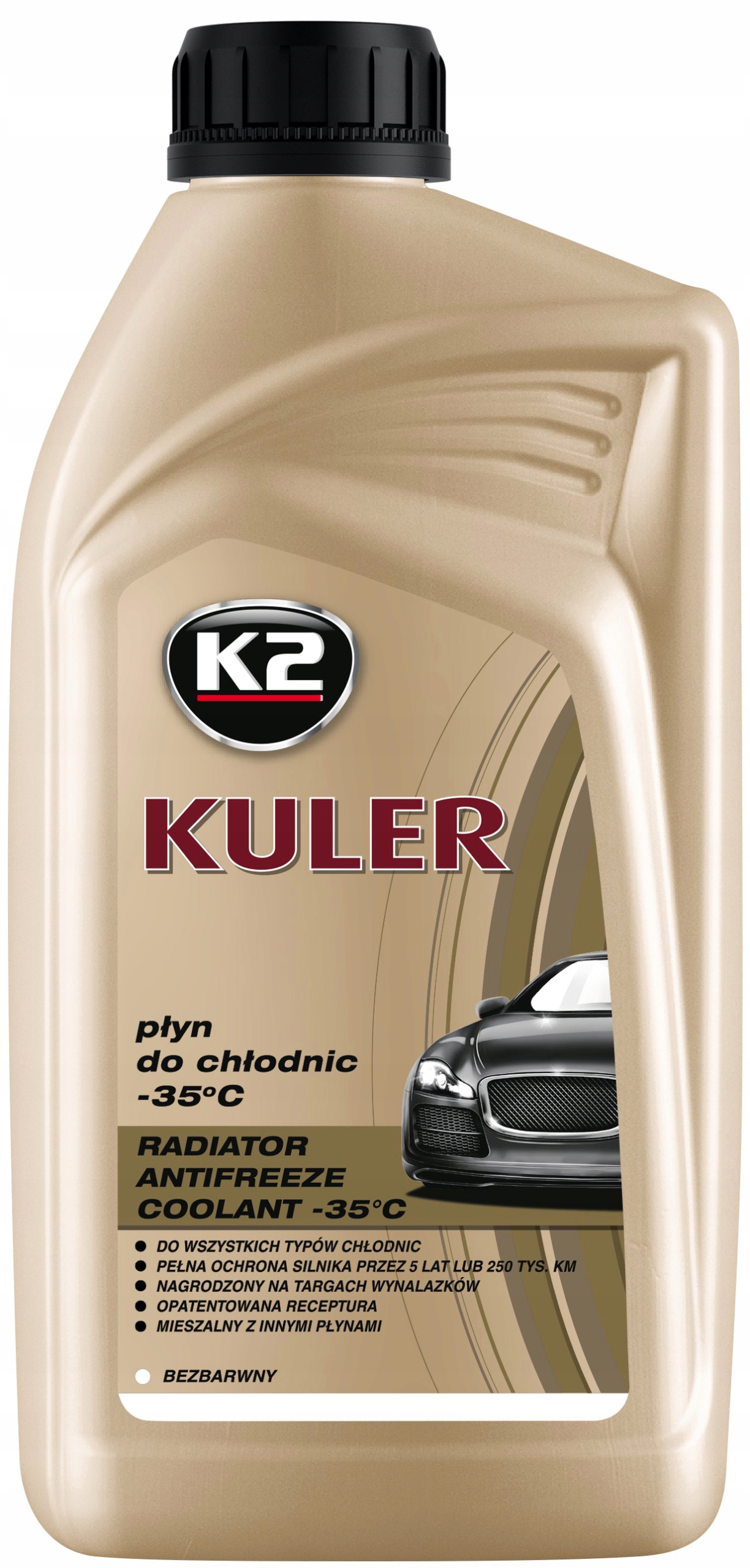 

K2 Kuler Płyn Do Chłodnic Bezbarwny -35°C 1L