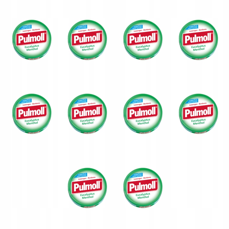 Pulmoll Eucalyptus Menthol 45 g X10