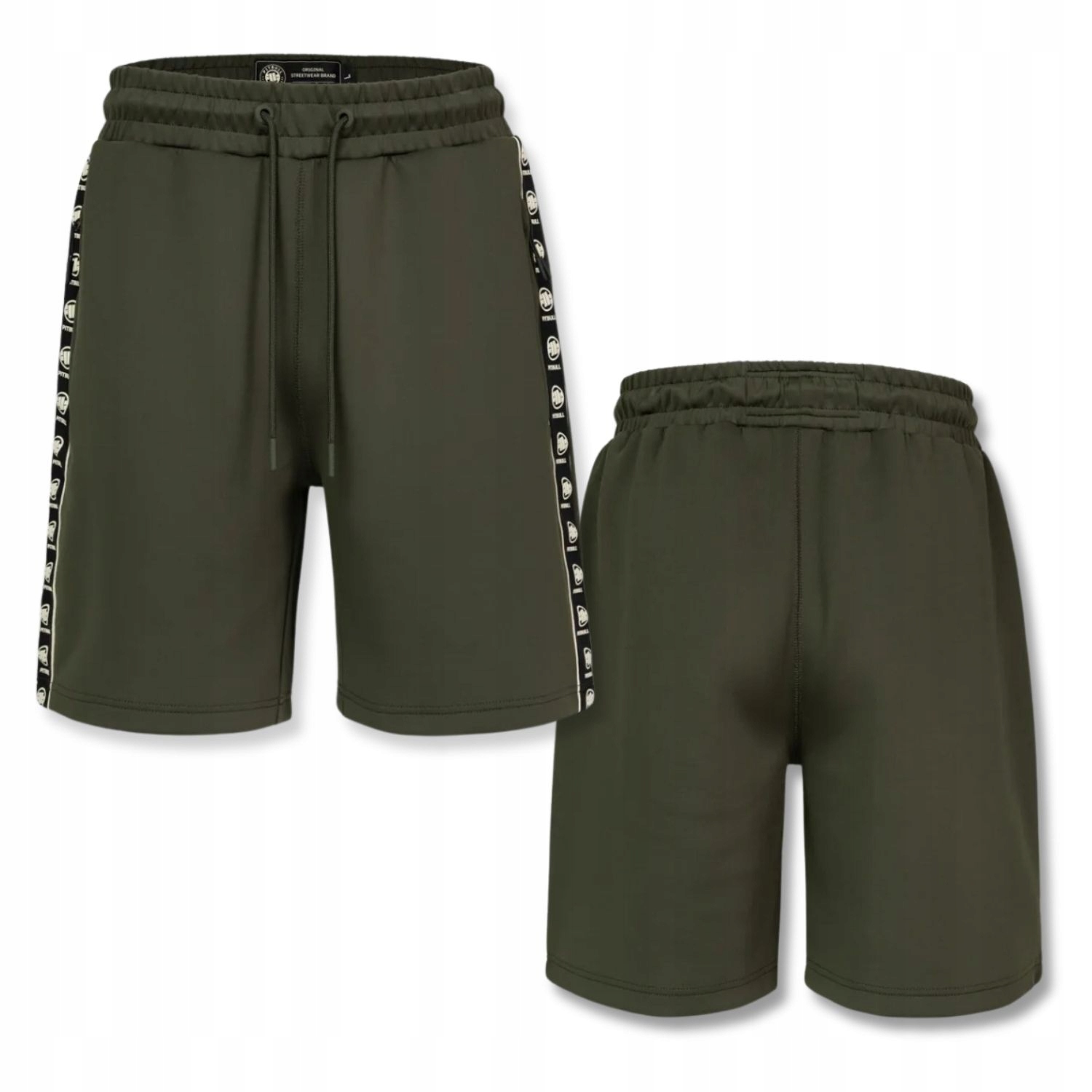 Pánské teplákové šortky Pitbull Oldschool Powers s kapsami na zip, velikost M