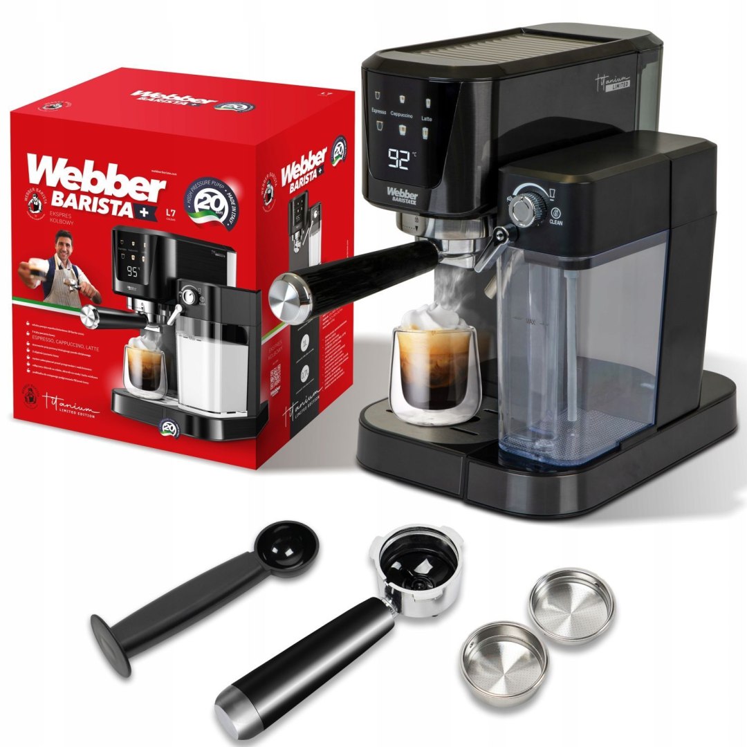 Pákový tlakový kávovar poloautomatický Webber L7 Webber