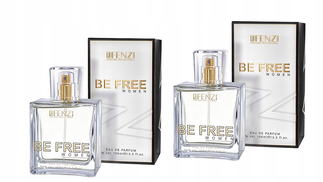 JFenzi Be Free Women 2x100ml eau da parfum Set