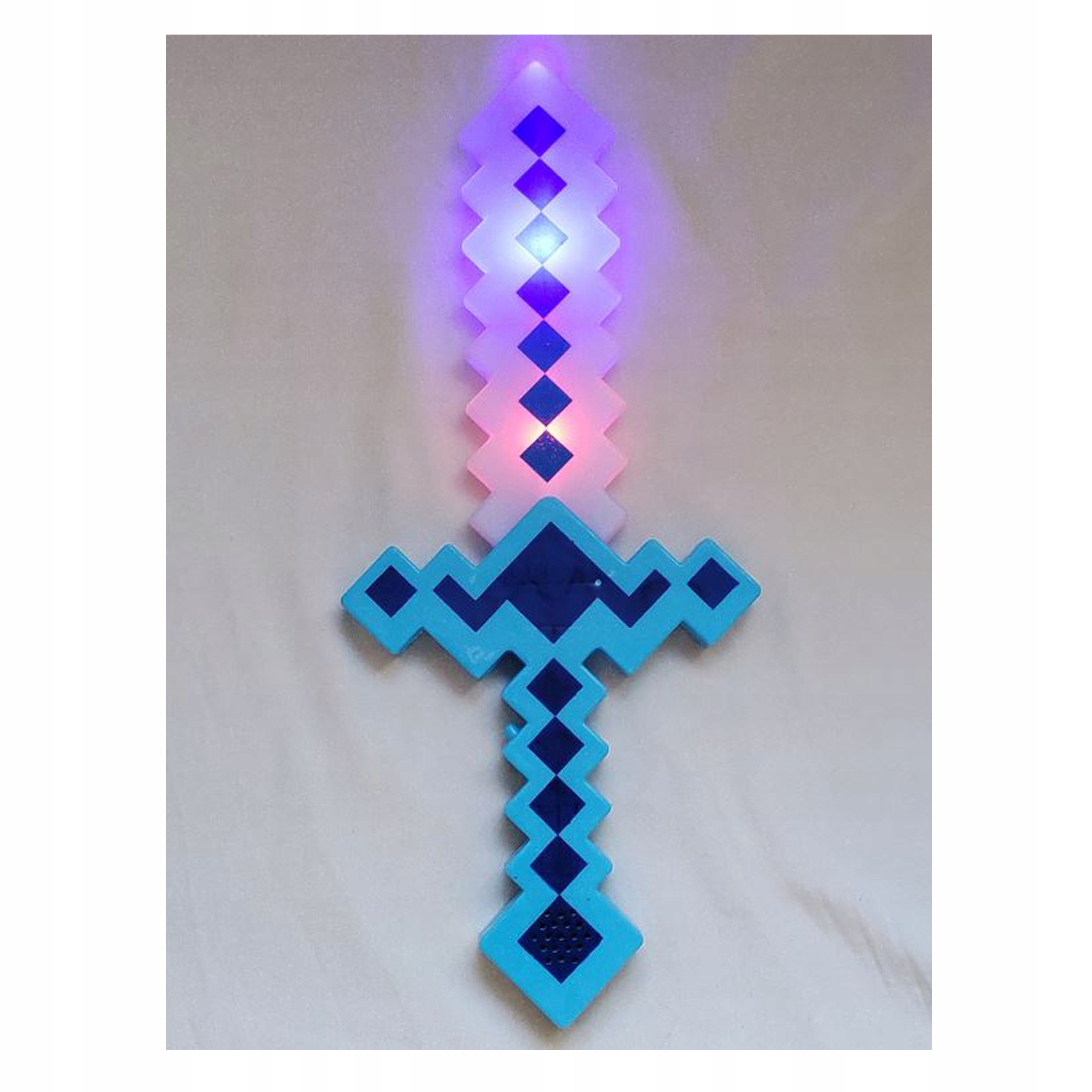 MIECZ DIAMENTOWY MINECRAFT ŚWIETLNY PIXEL ŚWIATŁO DŹWIĘK LED 37 cm EAN (GTIN) 6957917588258