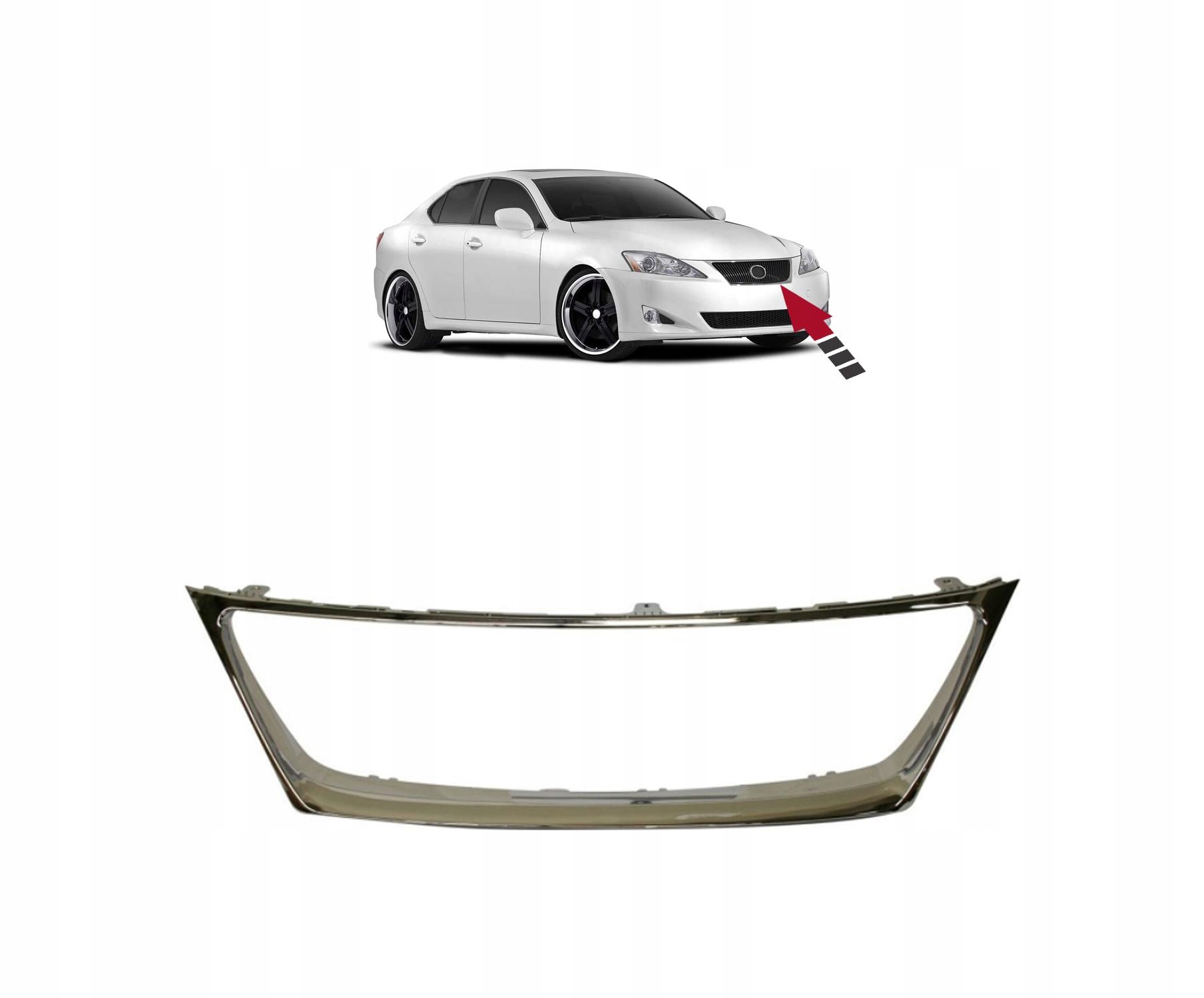 решетка радиатора lexus IS250/IS350 2006-2009 5271153010 центральный