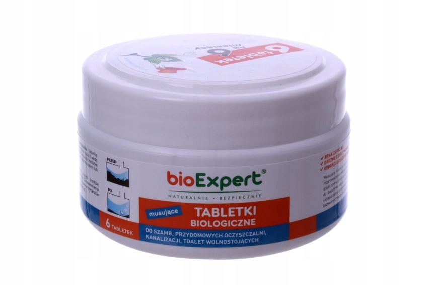 Tabletki biologiczne do szamba bioExpert 6 sztuk