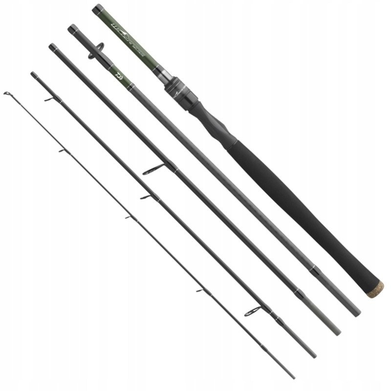 Wędka Spinningowa Daiwa Wilderness Travel 2.50m 10-50g 5cz. Krótki Skład