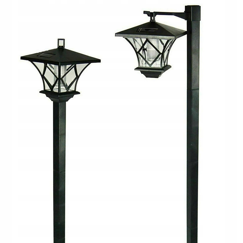 

2x Lampa ogrodowa Solarna Latarnia wysoka 1,5m Led