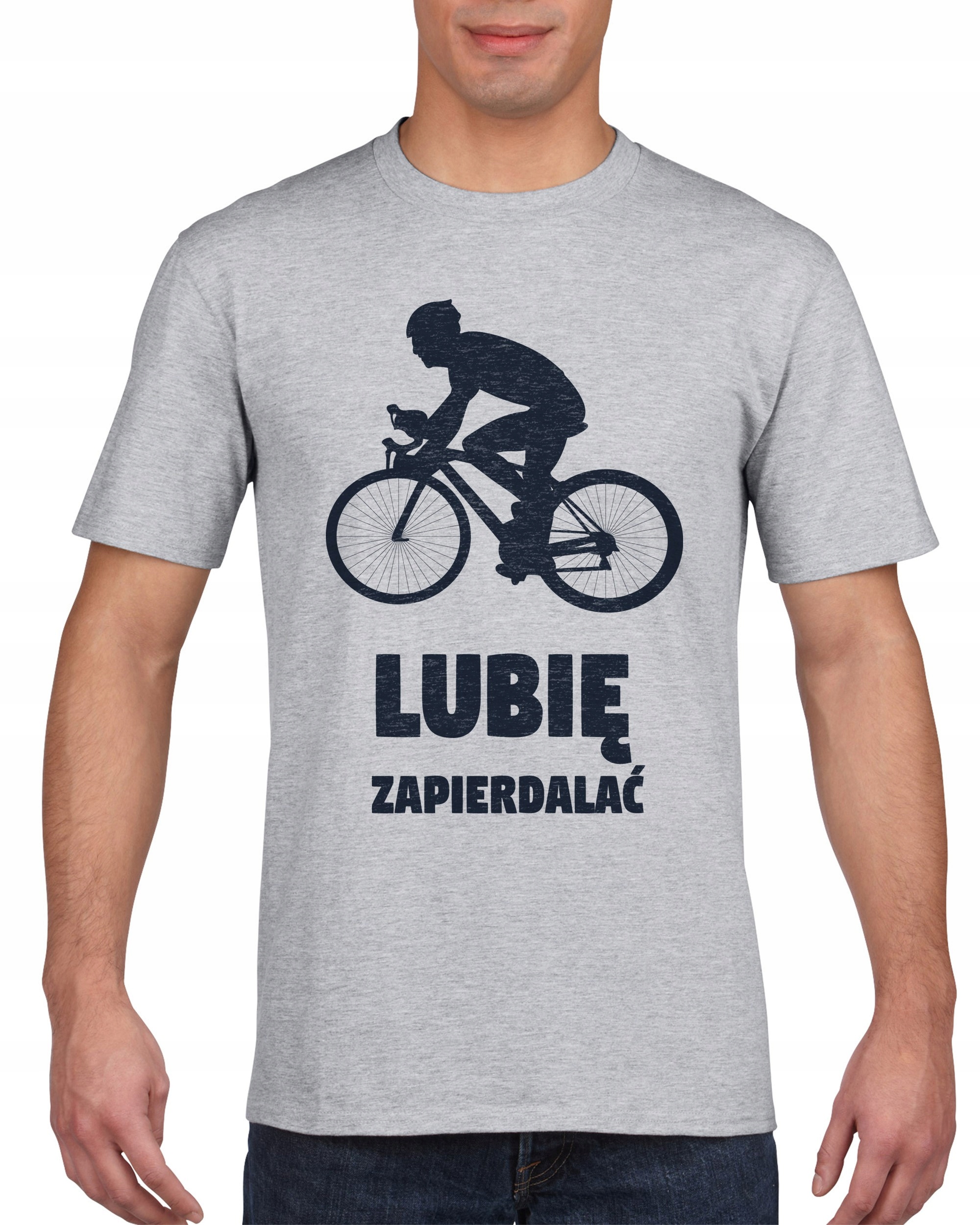 

Koszulka męska Lubię zapierdalać S