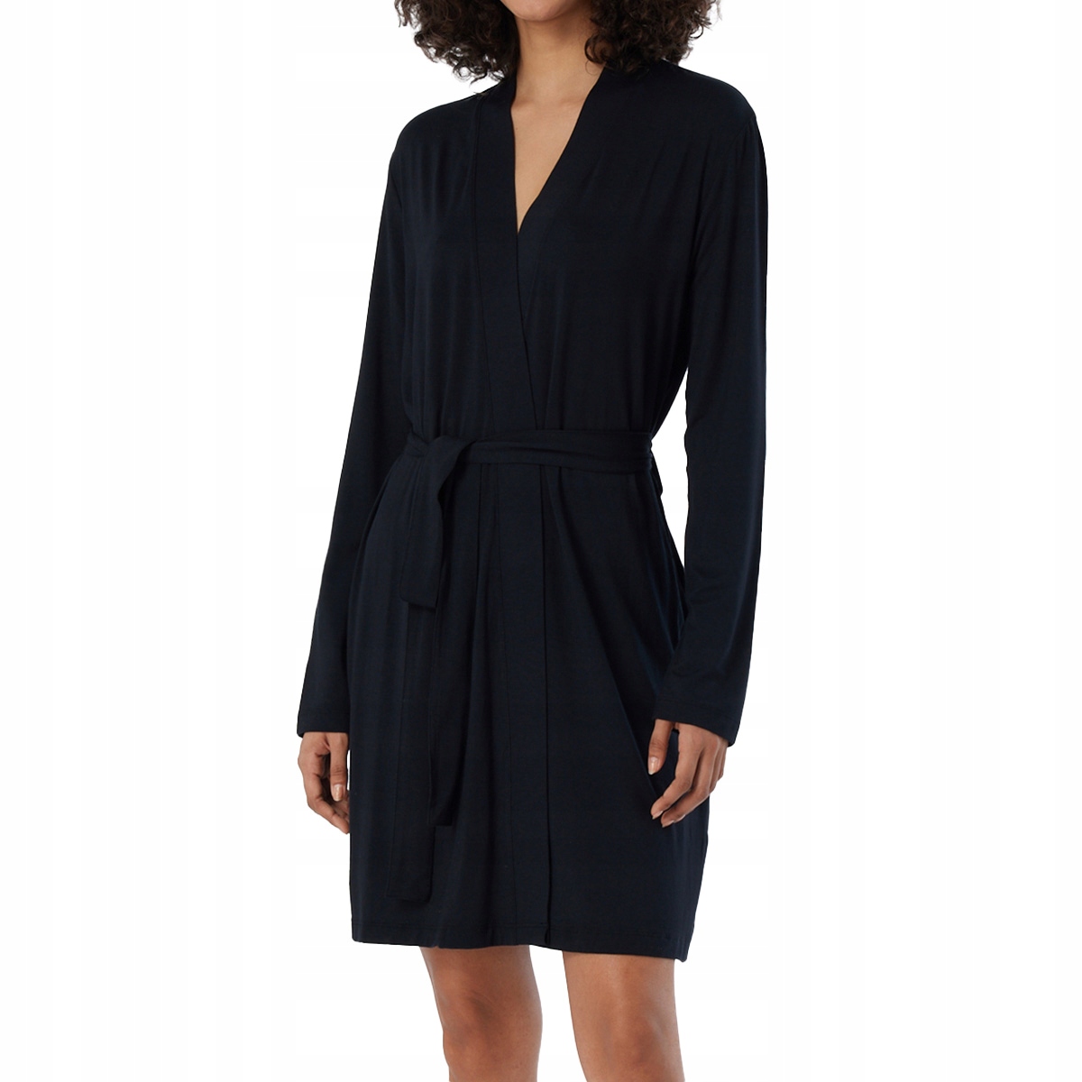 Schiesser dámský župan ke kolenům bez kapuce velikost 36/38