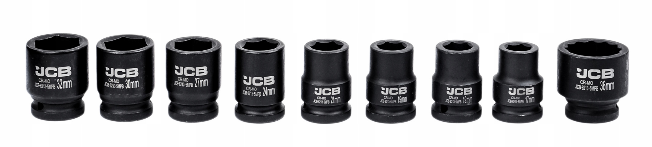 KLUCZE NASADOWE NASADKI UDAROWE GRZECHOTKA ZESTAW 3/4" 21EL 17-50MM 6-K Liczba elementów w zestawie 21