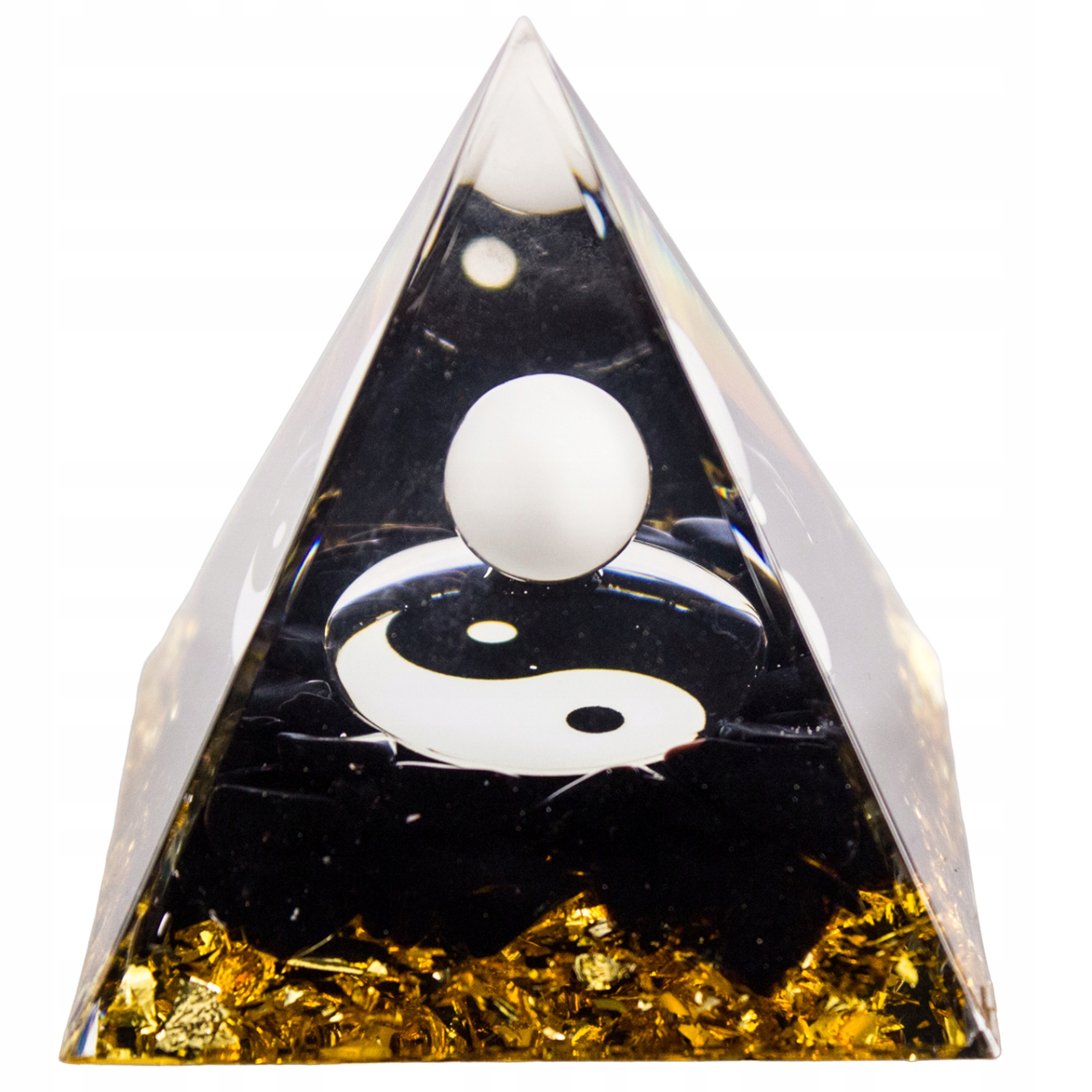 Orgonitová Pyramida Křemen Morion Achát Jin Jang Harmonie Pohoda