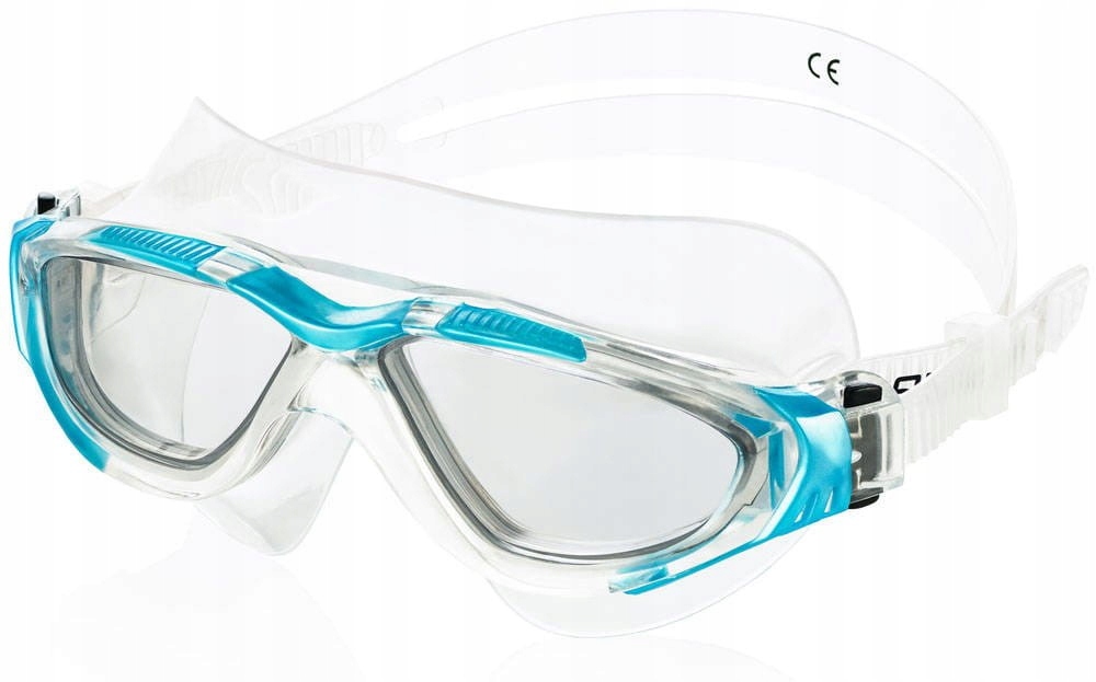 AquaSpeed Okulary pływackie Bora przeźroczyste/niebieskie kolor 02