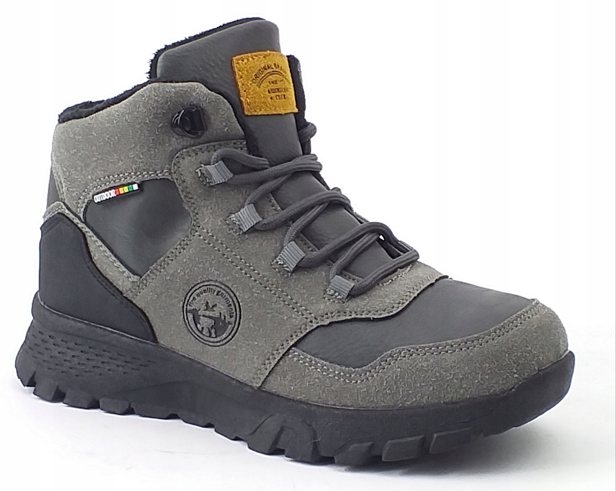 AMERICAN CLUB TRZEWIKI OBUWIE CHŁOPIĘCE SZARE 32