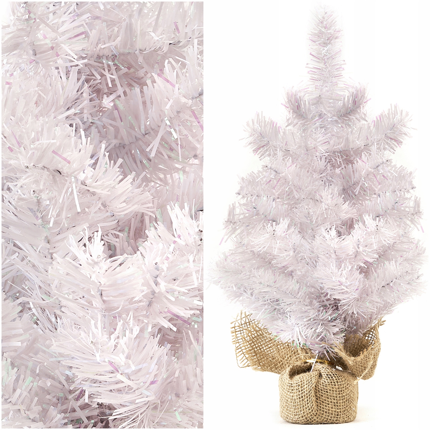 

Choinka Biała Sztuczna Jodła Kaukaska Juta 45CM