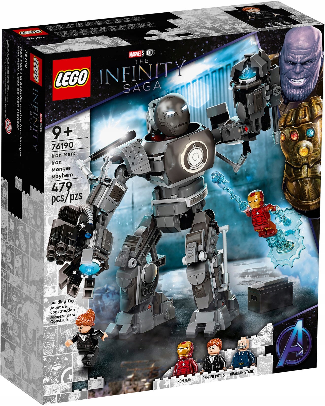 

Lego Heroes 76190 Zadyma Z Iron Mongerem