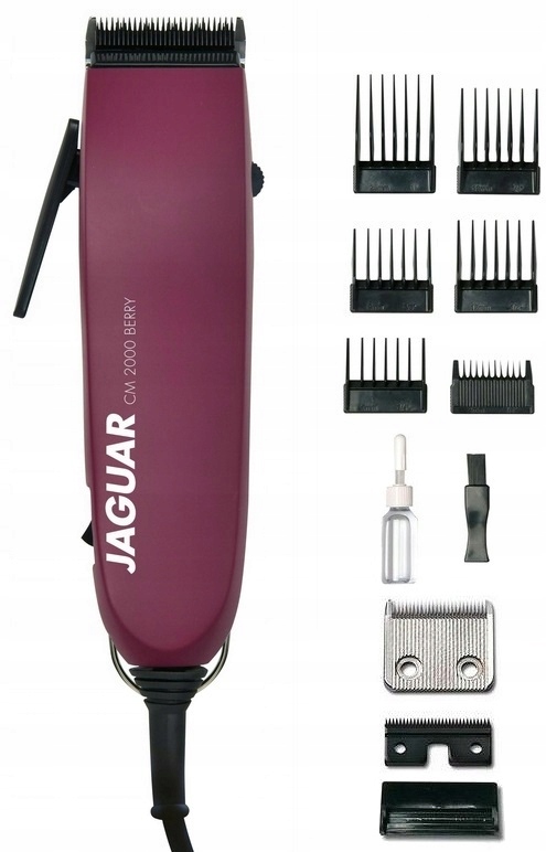 Maszynka fryzjerska do włosów przewodowa Jaguar CM 2000- kolor Berry