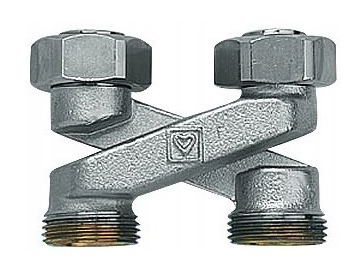 Křížová Přípojka Pro Radiátor 3/4" Nízká Herz Křížová Forma X