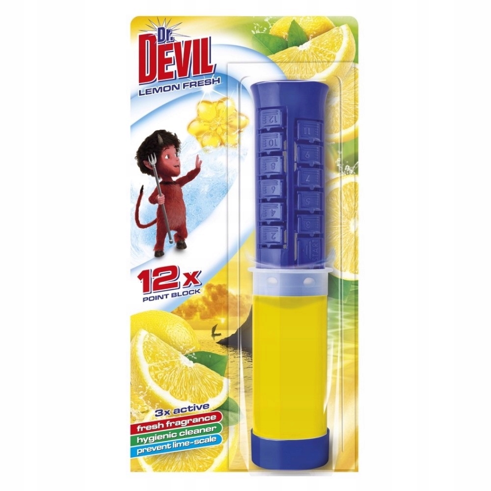 Wc kroužky 75 Ml Lemon Fresh Dr.Devil 1 Ks