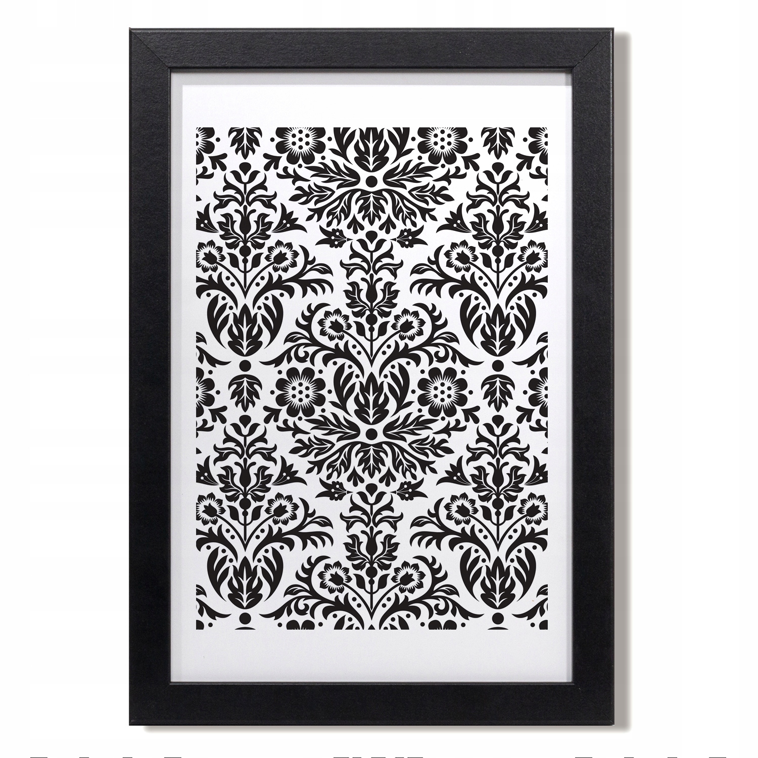 Obraz s rámem Mdf Ornament květiny vzor 20x30 cm