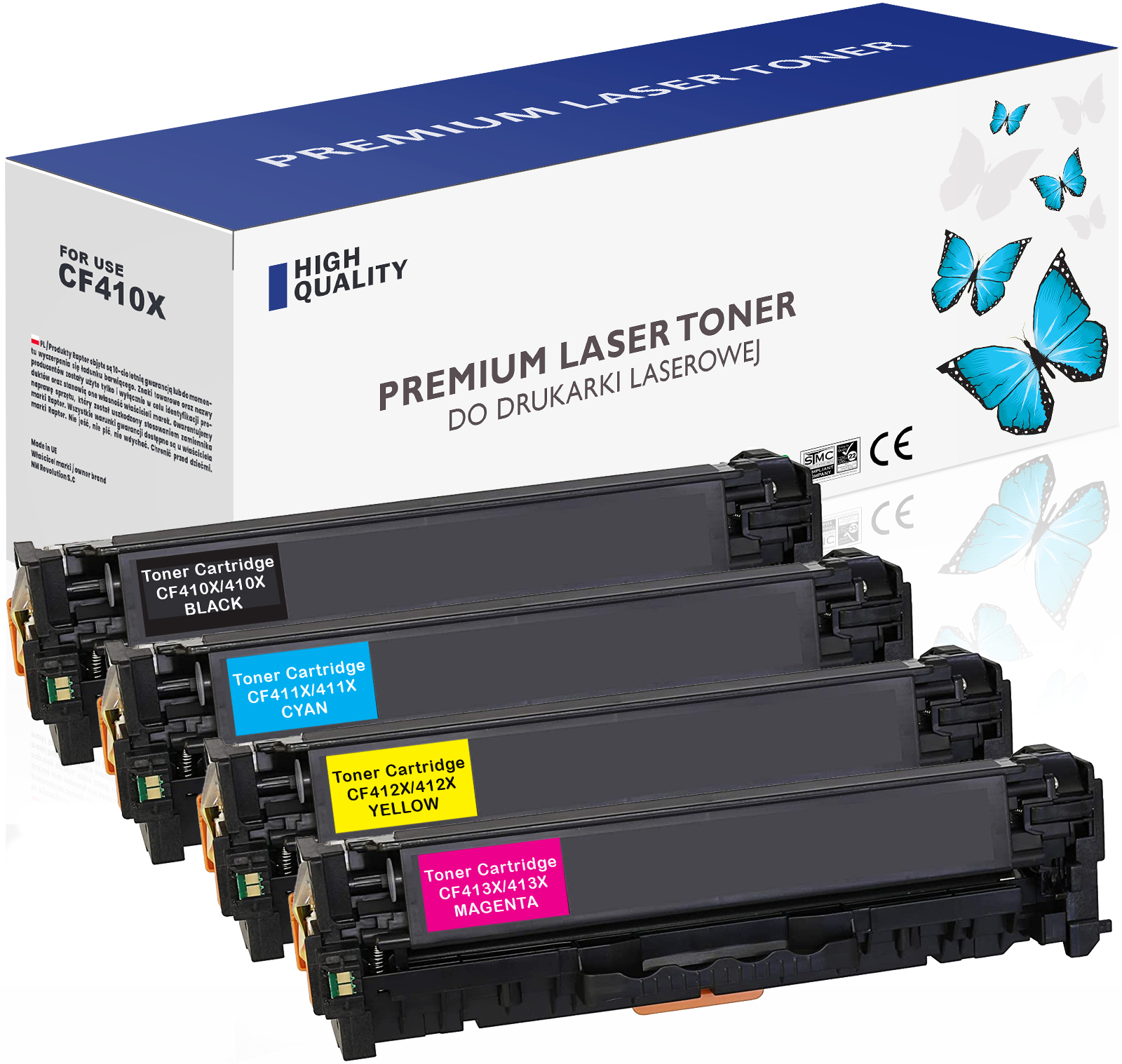 4x toner pre Hp 410X M452dn M452dw M477fdn M477fdw