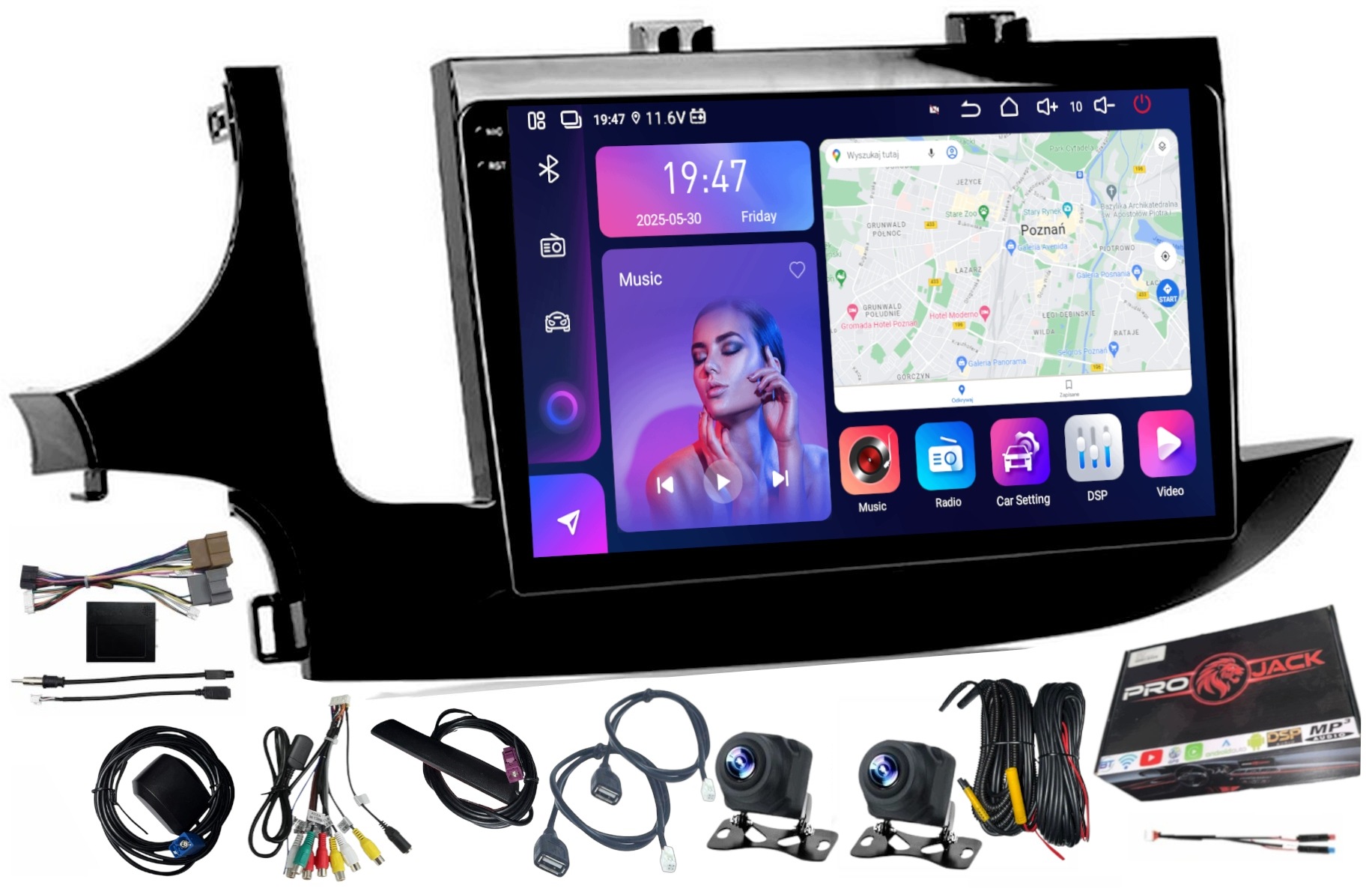 Rádio Navigácia Android Carplay Opel Mokka X 2016-2019 8GB 256GB Sim