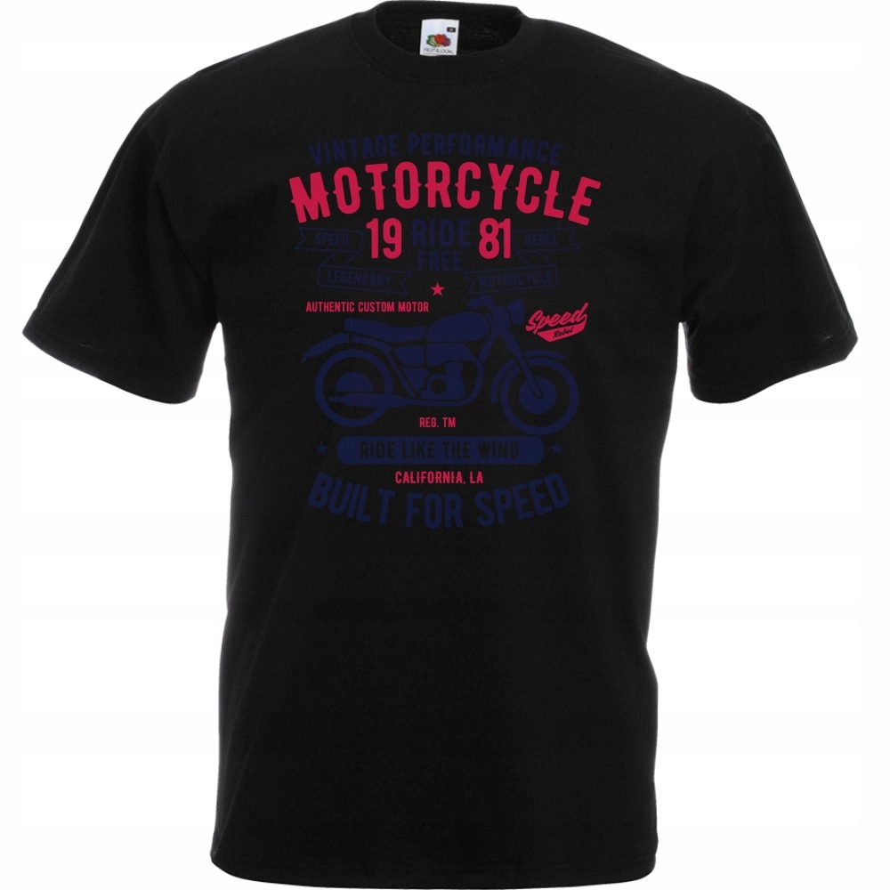 

Koszulka motocykl motor motocyklista kask XL czarn