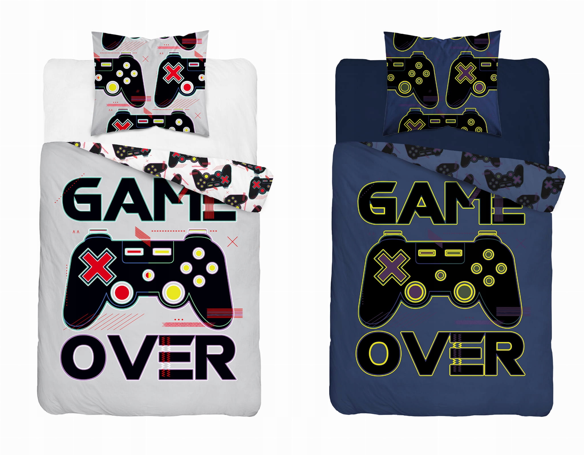 

Pościel 140x200 Świecąca w ciemności Gamer Pad