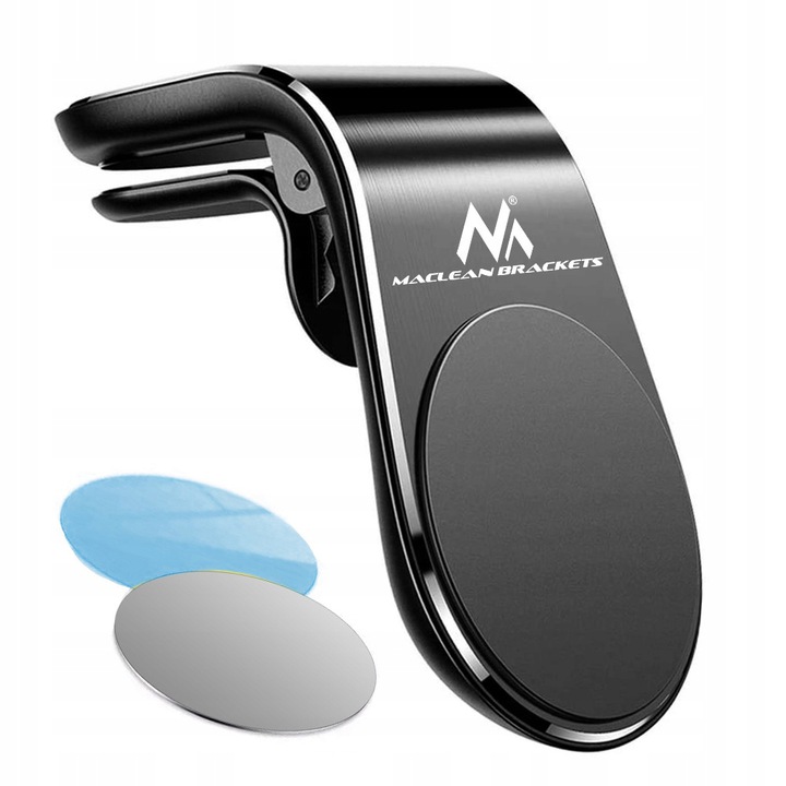 Uchwyt na kratkę nawiewu Maclean czarny