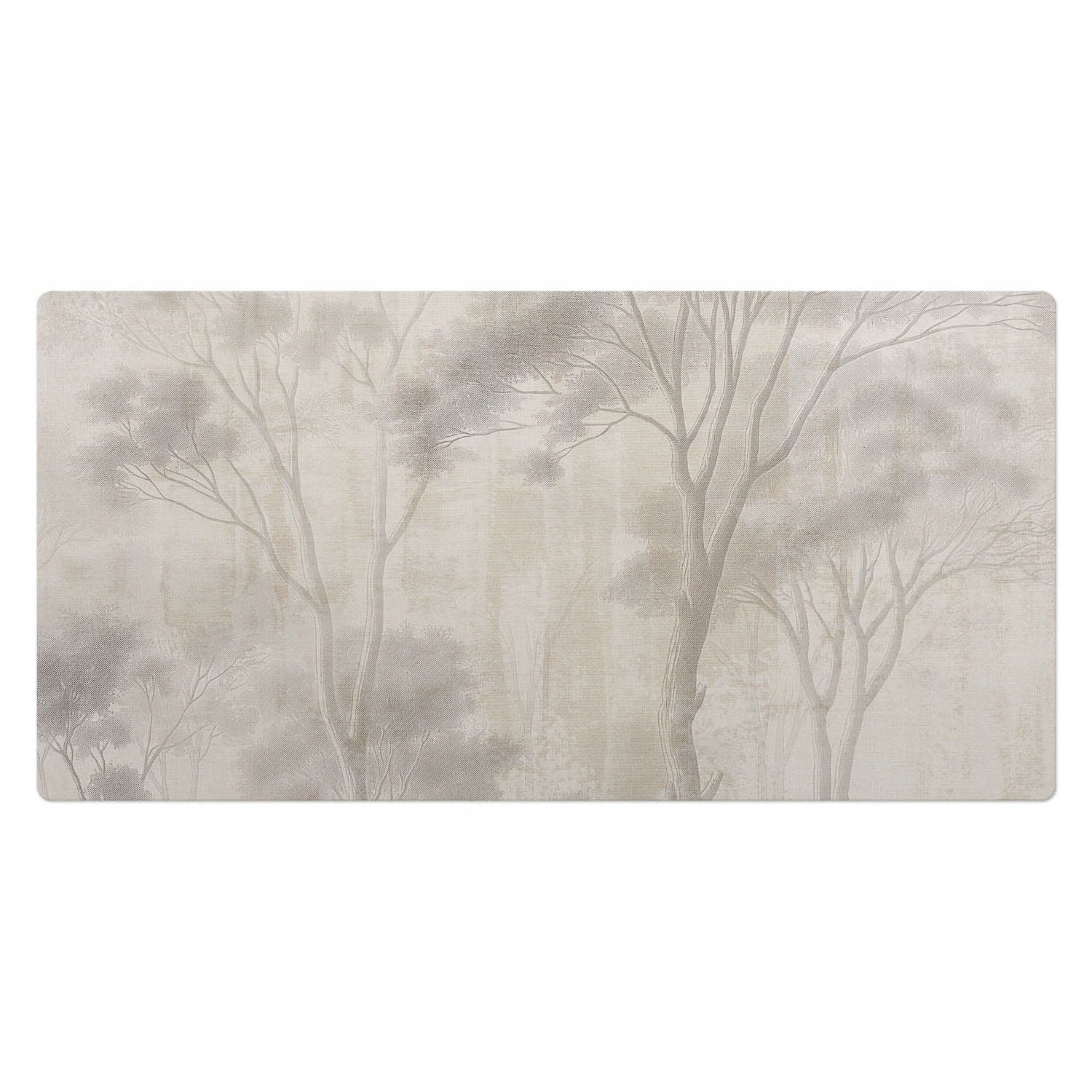 Protiskluzová ochranná podložka na psací stůl s grafikou Citlivý háj 100 x 50 cm