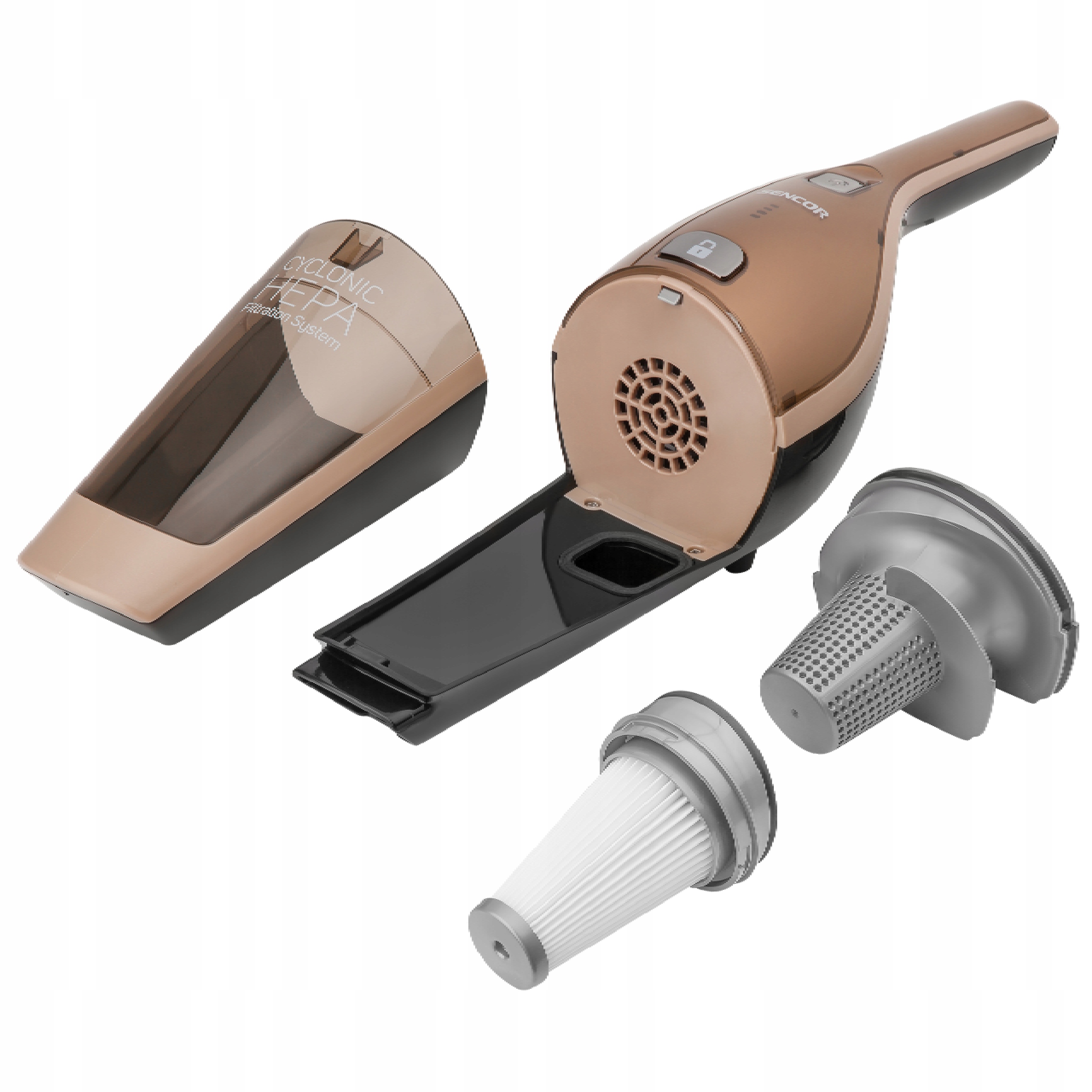 Odkurzacz Pionowy Sencor SVC 8618GD 2w1 HEPA 45min Moc 110 W