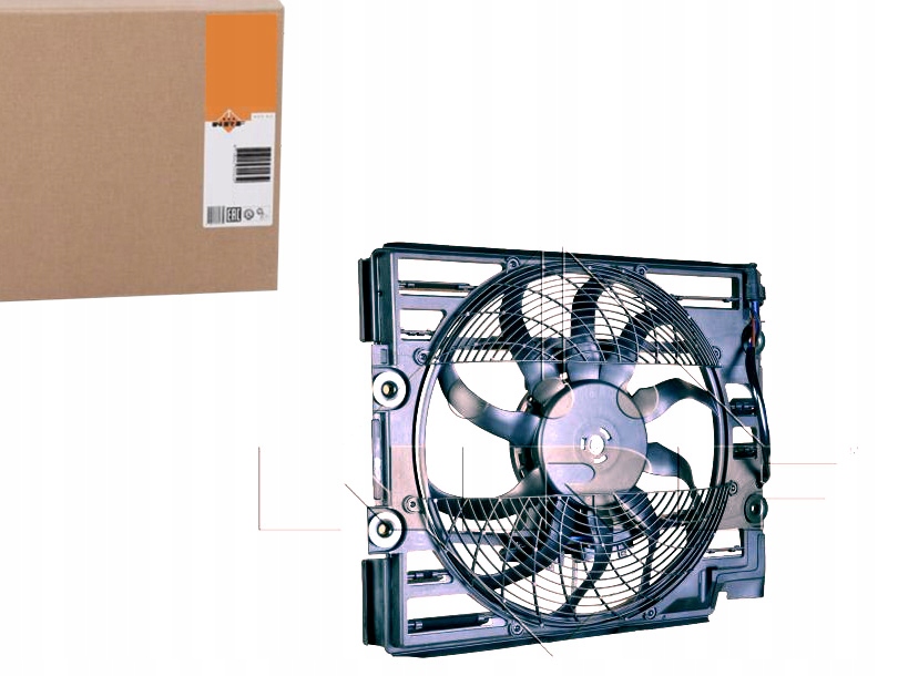 Ventilátor Chladiče Bmw E39 270W Nrf Asistent Kolize #34