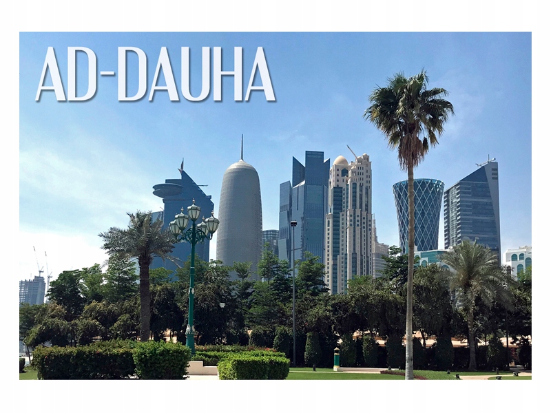 

Katar Doha Miasto Magnes na lodówkę