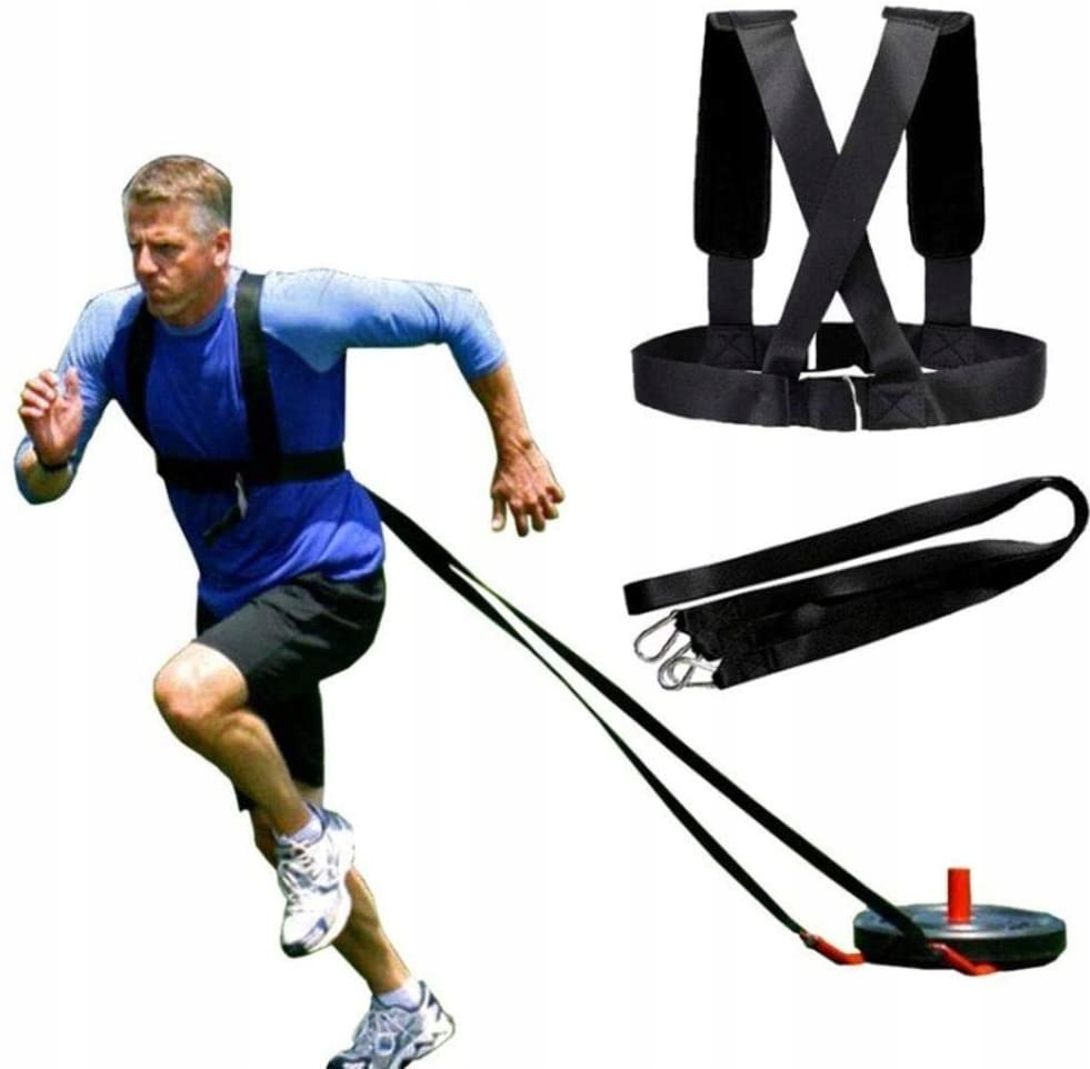 

Szelki do ćwiczeń fitness czarne