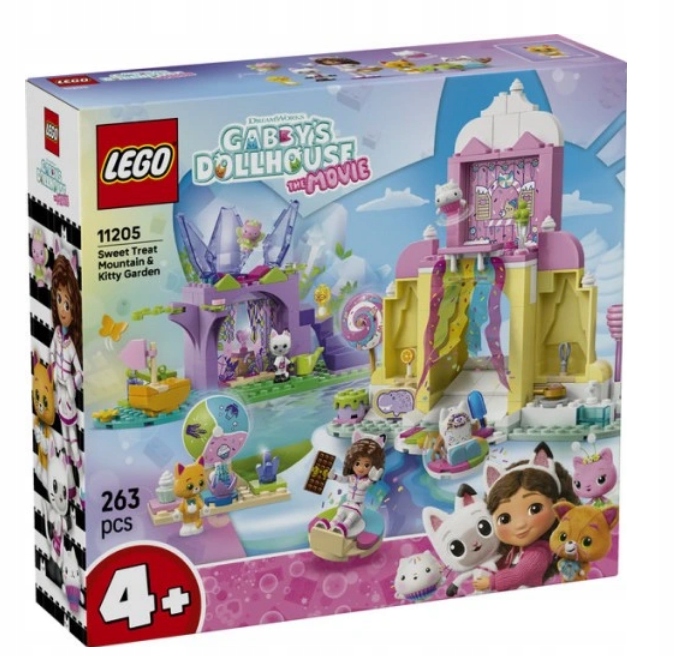 Lego 11205 Gabby's Dollhouse – Mlsná Hora A Kočičí Zahrádka