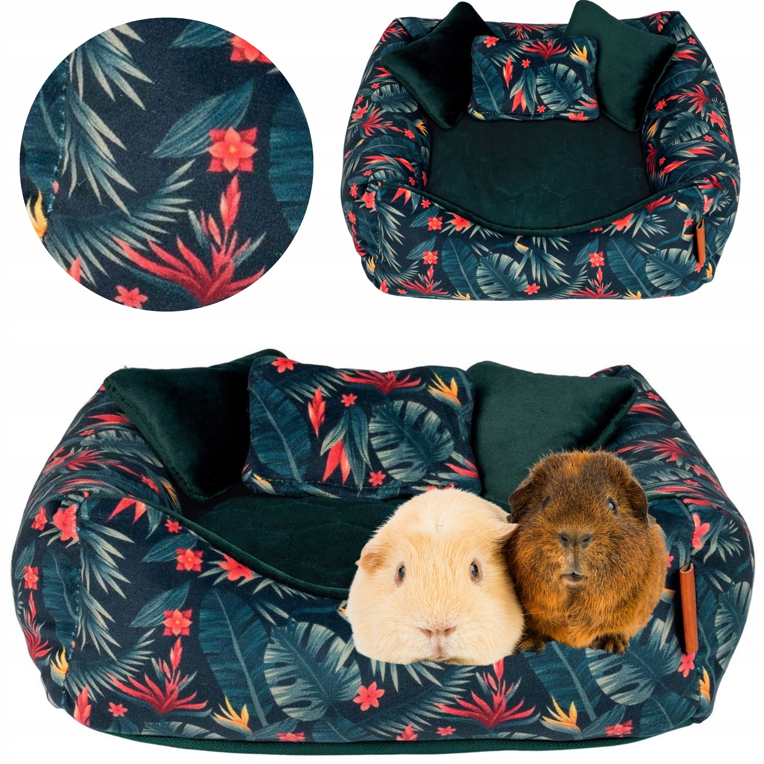 Levně Pelíšek Potah Pohovka s polštářky pro králíčka a krysu Fretku 28x28 cm