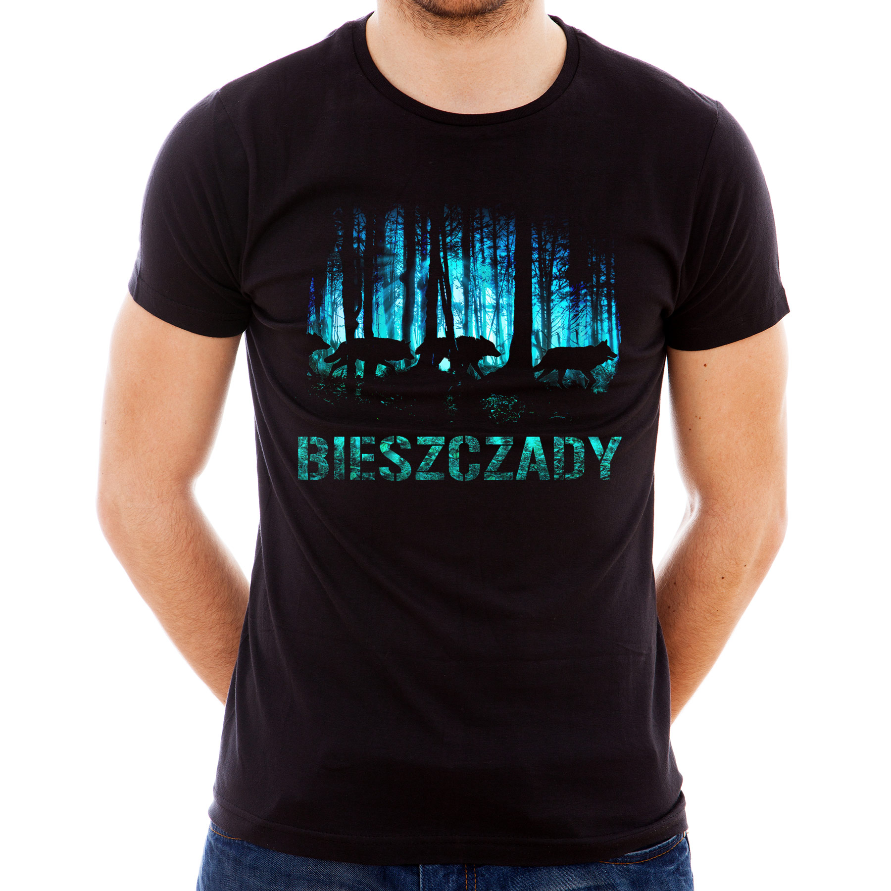 

Koszulka Bieszczady Wataha (M):: XL,: czarny