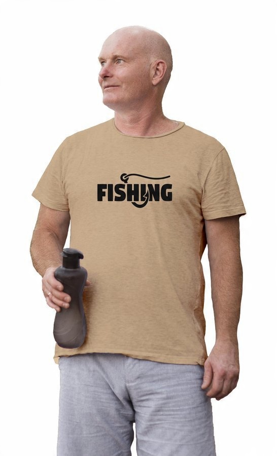 

Koszulka męska Fishing t-shirt wędkarstwo XL