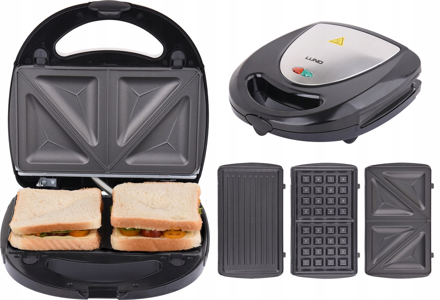 

Opiekacz Gofrownica Grill Sandwich Toster 3w1 760W