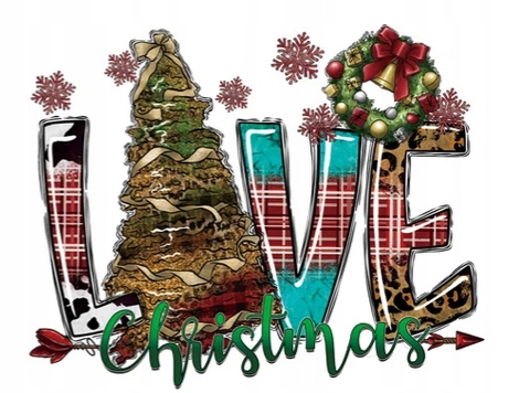 TERMO NAKLEJKA APLIKACJA NAPRASOWANKA ŚWIĄTECZNA H-2