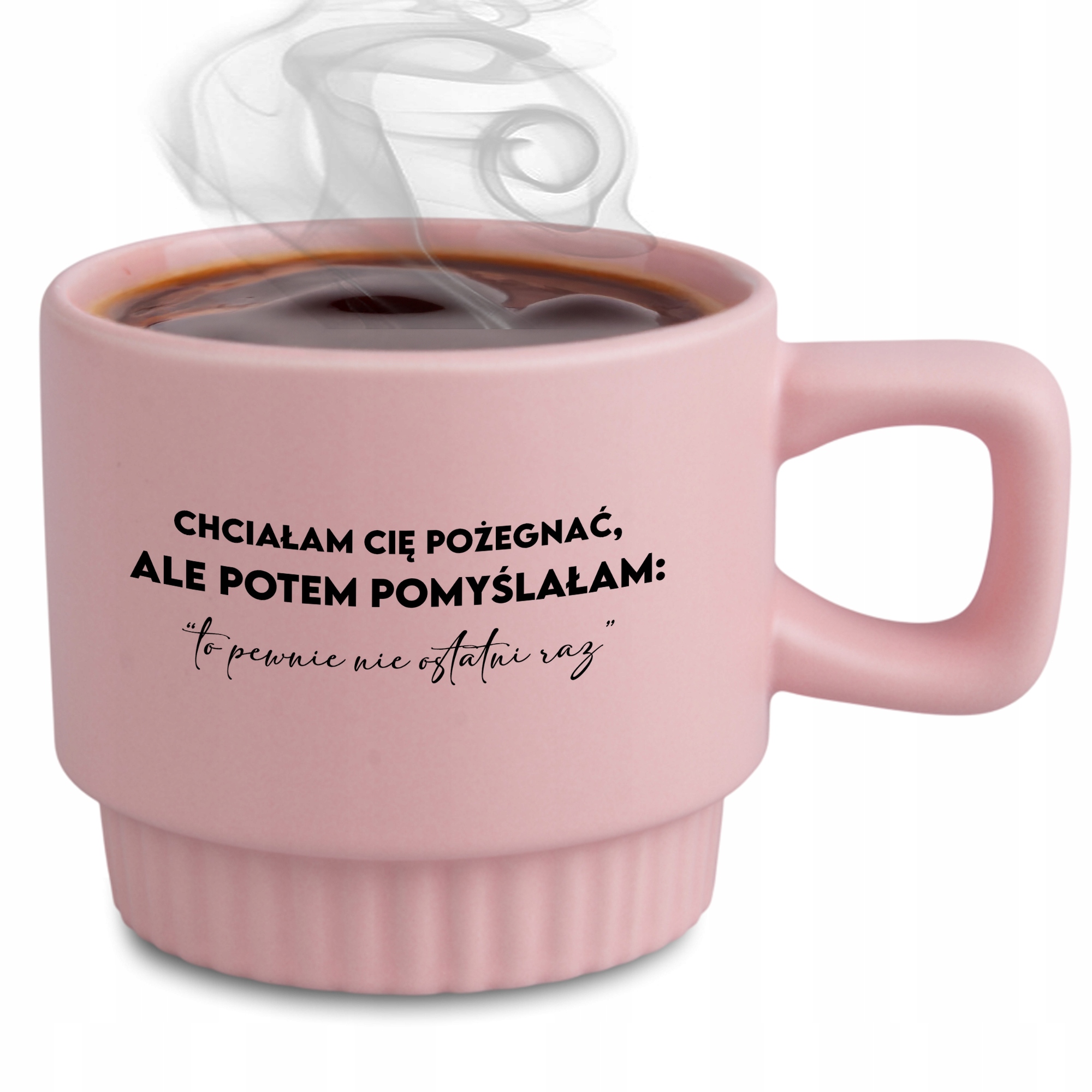 Rýhovaný Hrnek Elegantní Dárek Do Práce Kanceláře Růží Chtěla Jsem Se S Vámi Rozloučit